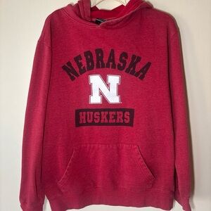 Colosseum Nebraska Huskers Red Hoodie